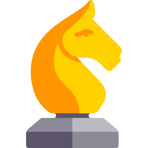 Horse chess sports chess game icon