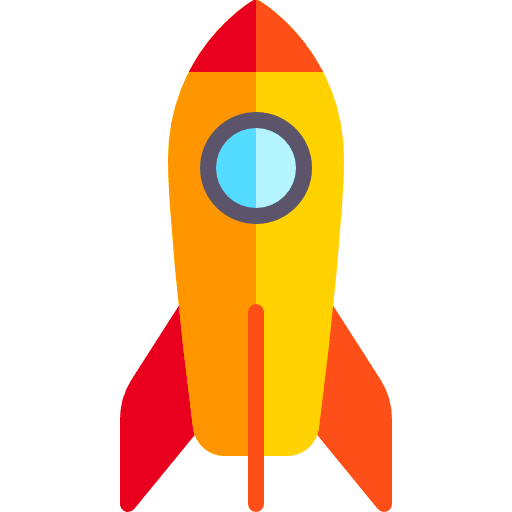Rocket launch space ship space ship launch icon