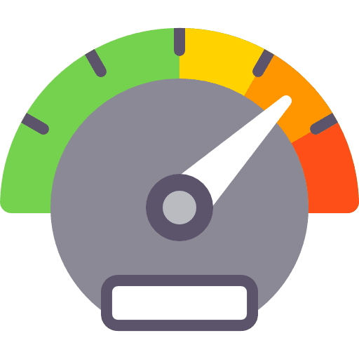 Speedometer bandwidth measuring tools and utensils icon