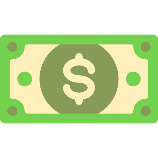 Dollar bill dollar cash exchange icon