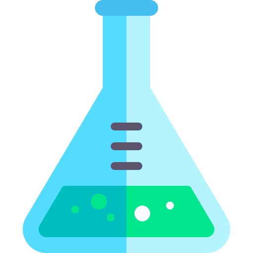 Flask science test tube flasks icon