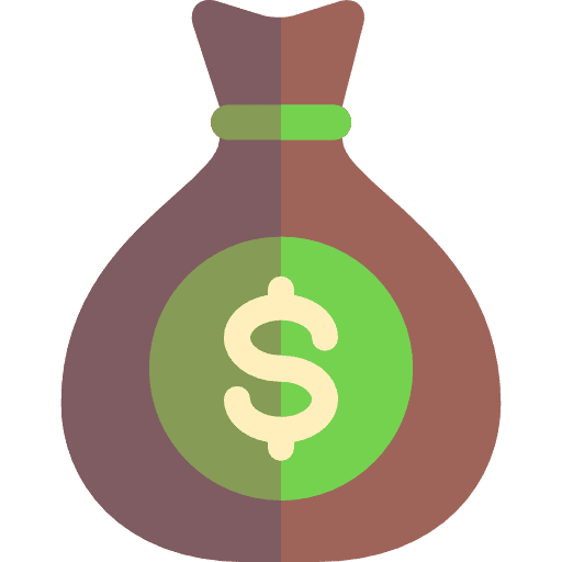 Money bag money bag business currency icon