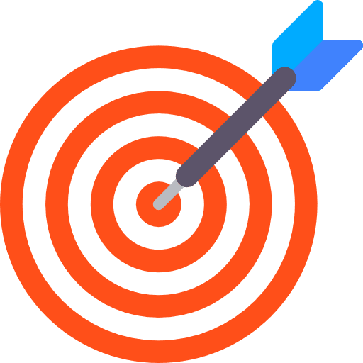 Target arrow target archer icon