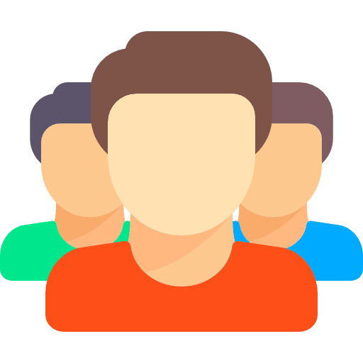 Team contact person who we are people icon