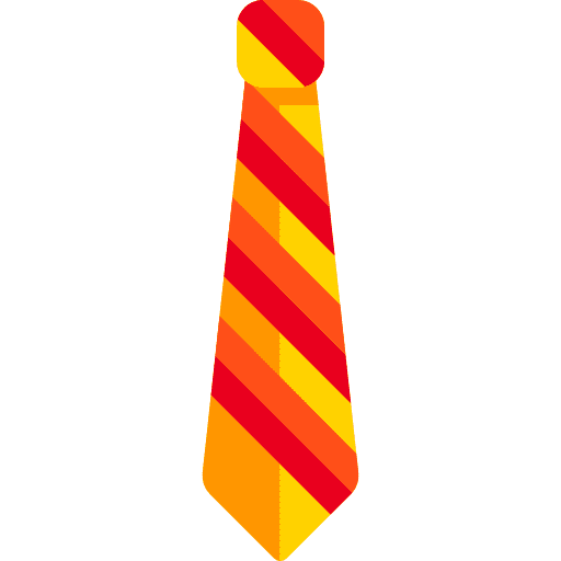 Tie clothing stripes elegant icon