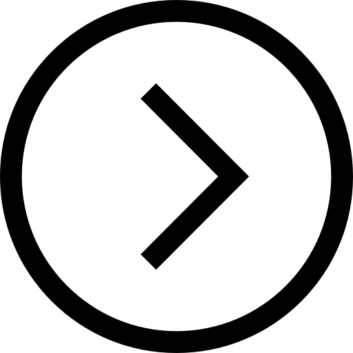 Right chevron orientation right chevron circle icon