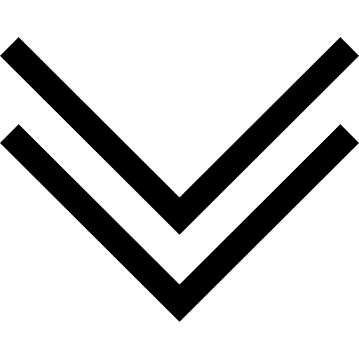 Down chevron multimedia option orientation direction icon