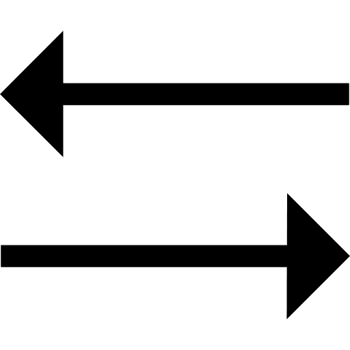 Exchange arrows right arrow resize icon