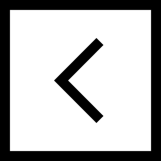 Left chevron multimedia option square direction icon