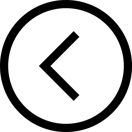 Left chevron reverse arrows circle icon