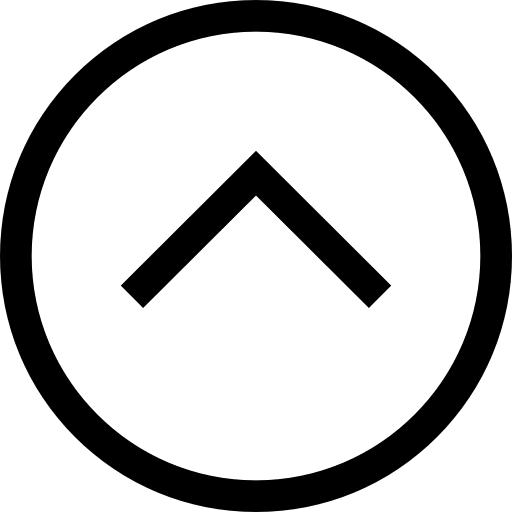 Up chevron direction button up chevron icon