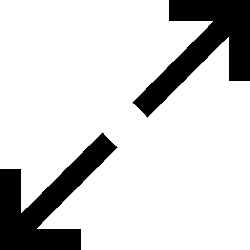 Expand orientation direction multimedia option icon