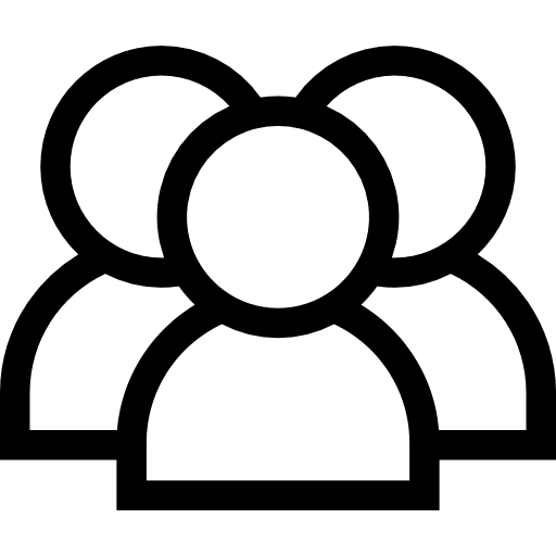 Team staff people user icon