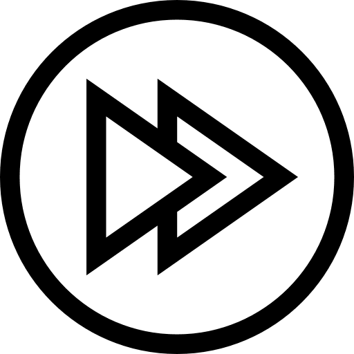 Fast forward multimedia option interface fast forward icon