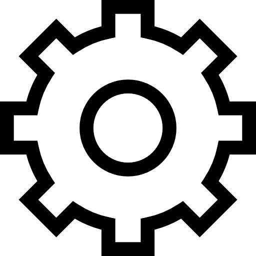 Settings settings cogwheel construction and tools icon
