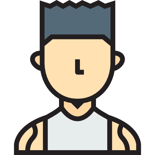 User profile avatar social icon