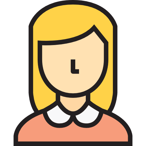 User girl woman avatar icon