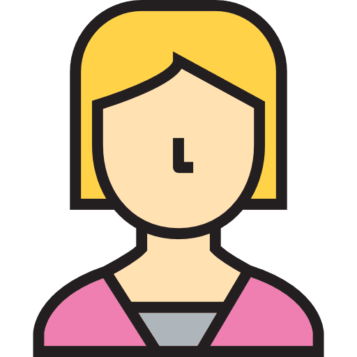User woman profile avatar icon