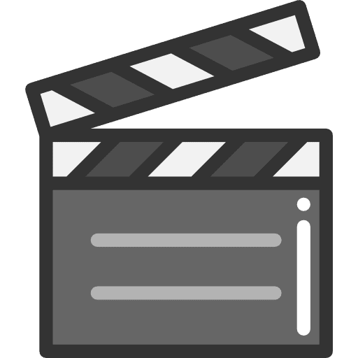 Clapperboard clapboard clapper cinema icon