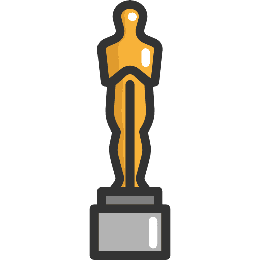 Oscar oscar academy trophy icon