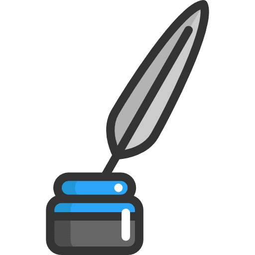 Quill education writing writer icon