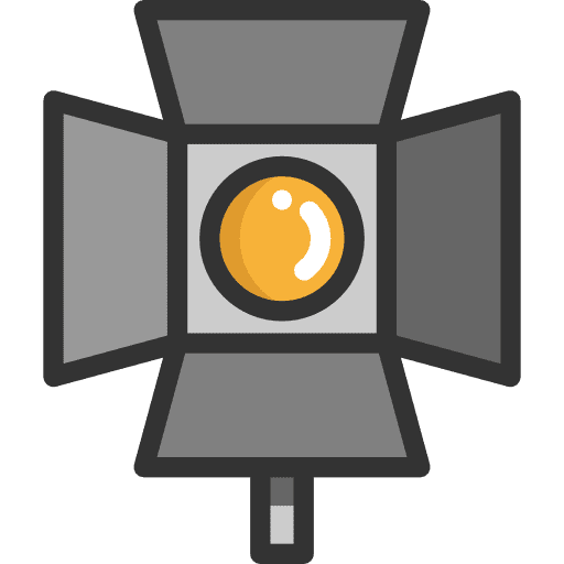 Spotlight spotlight cinema electronics icon