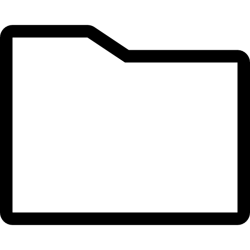 Folder storage interface office material icon