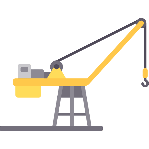 Cranes trucks cranes cargo icon