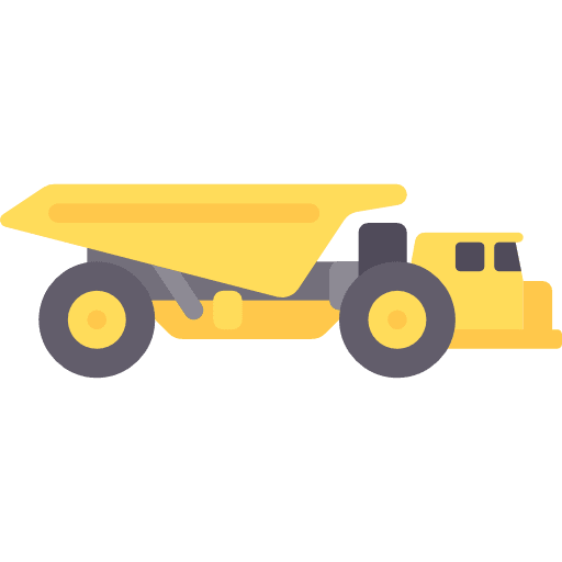 Trucking transportation cargo delivery icon