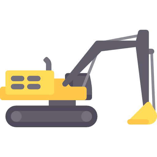 Trucking trucking cargo construction icon