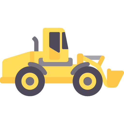 Trucking cargo construction trucks icon