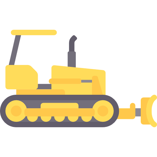 Trucking construction cargo transport icon