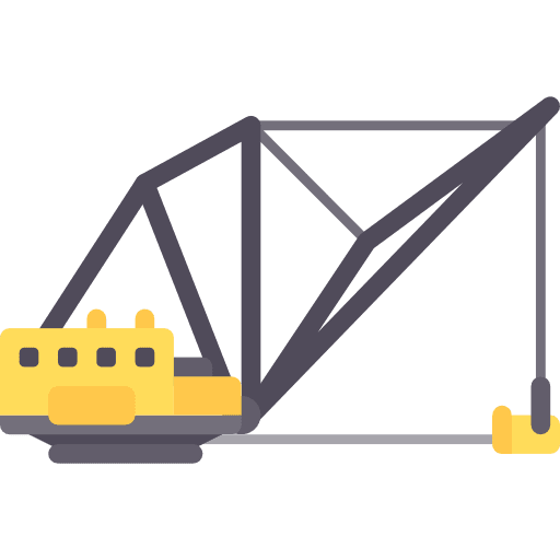 Trucking transport construction trucking icon