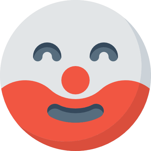 Clown emoji smileys feelings icon