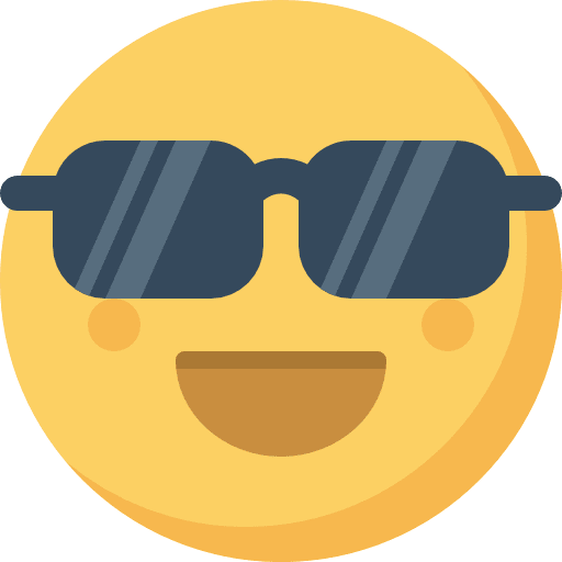 Cool smileys sunglasses cool icon