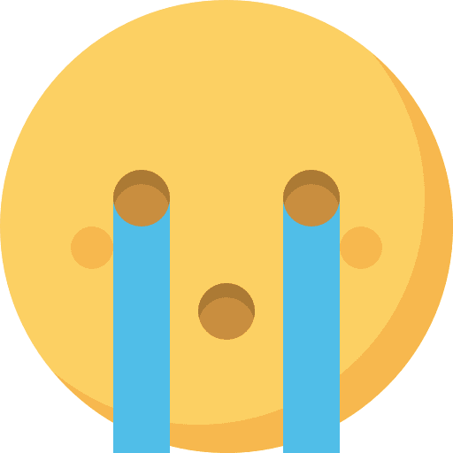 Crying smileys emoticons emoji icon