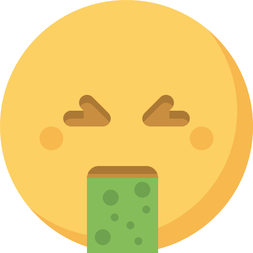 Puking smileys emoticons feelings icon