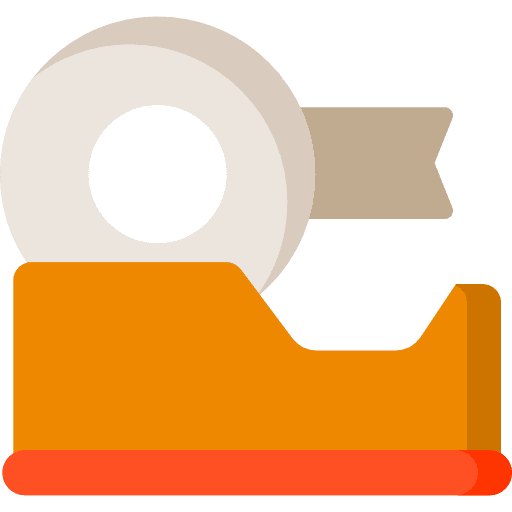 Adhesive tape adhesives school material tools and utensils icon