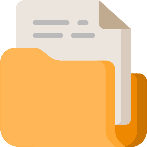 Folder files and folders business and finance storage icon