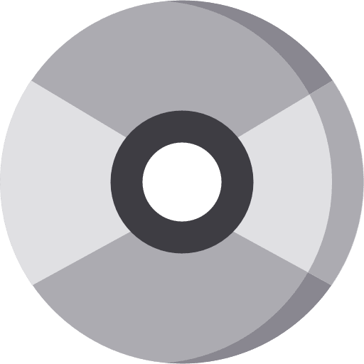 Compact disc bluray dvd music player icon