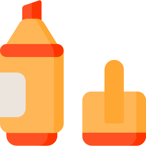 Highlighter permanent tools and utensils highlighter icon