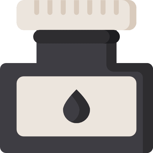 Ink school material ink edit tools icon