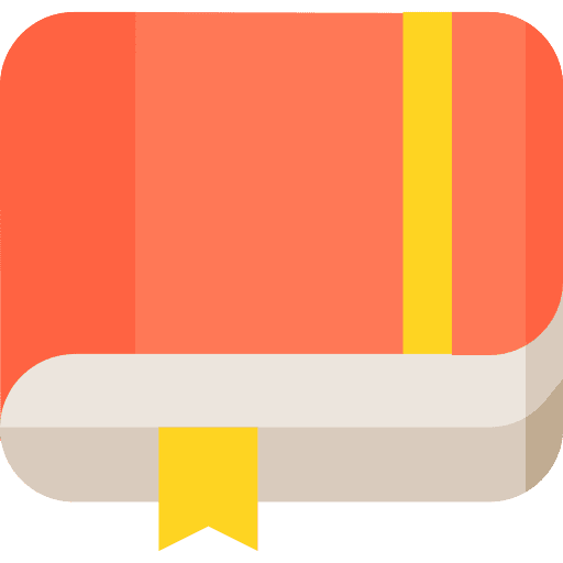 Notebook bookmark interface business icon