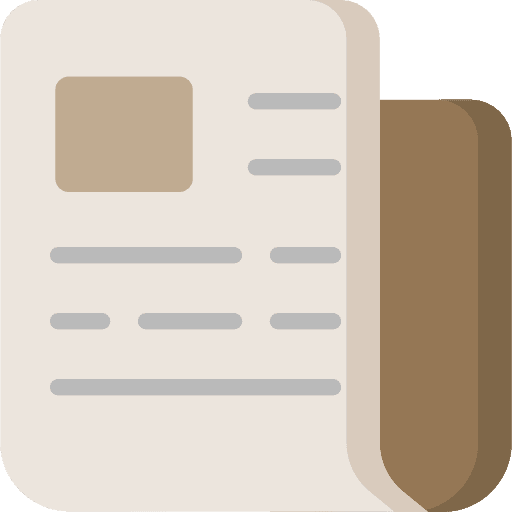 Newspaper newspaper journal news icon