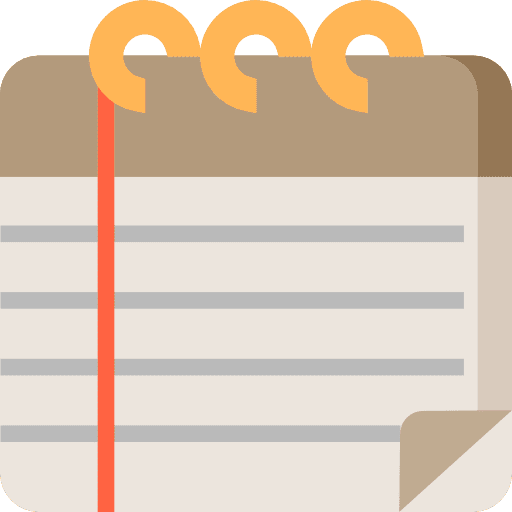 Notes notebook note writing tool icon