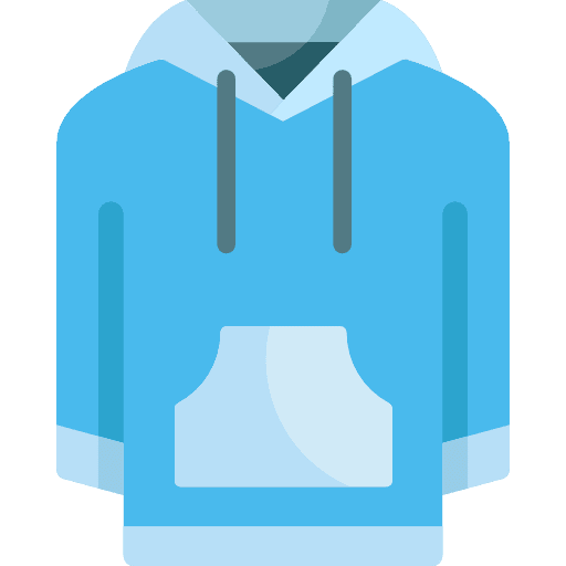 Hoodie fashion garment clothes icon