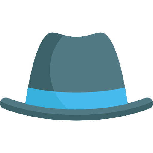 Hat accesory fedora hat icon