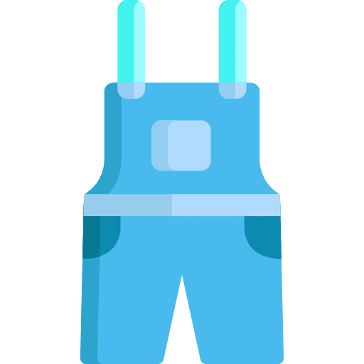 Overall clothes clothing overall icon