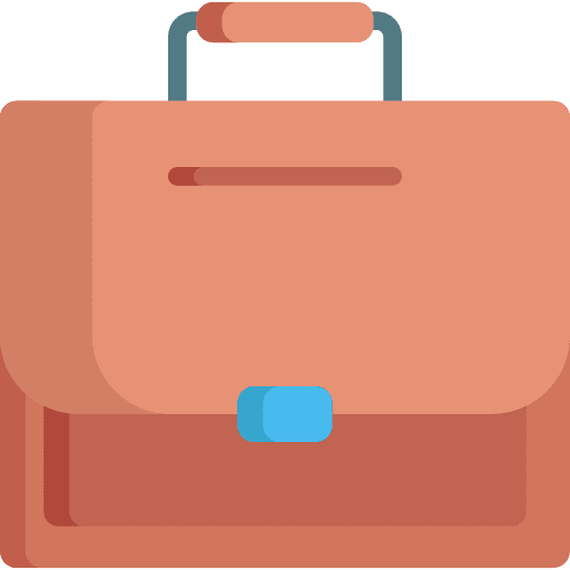 Portfolio business and finance business briefcase icon