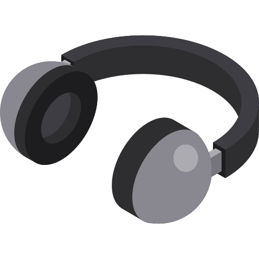 Headphones sound earphones audio icon